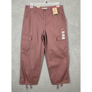 Women's Levi's '94 Baggy Cargo Pants, Size: 30X30 (US 10) Medium Rose Brown NWD
